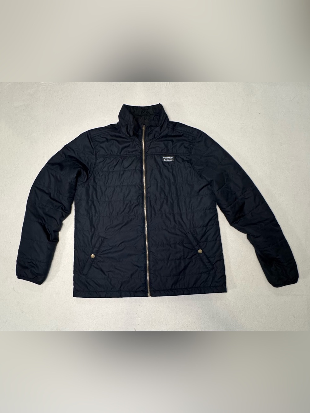 L.L. Bean Mountain Classic Black Puffer Jacket, Lightweight, Layer, Quilted